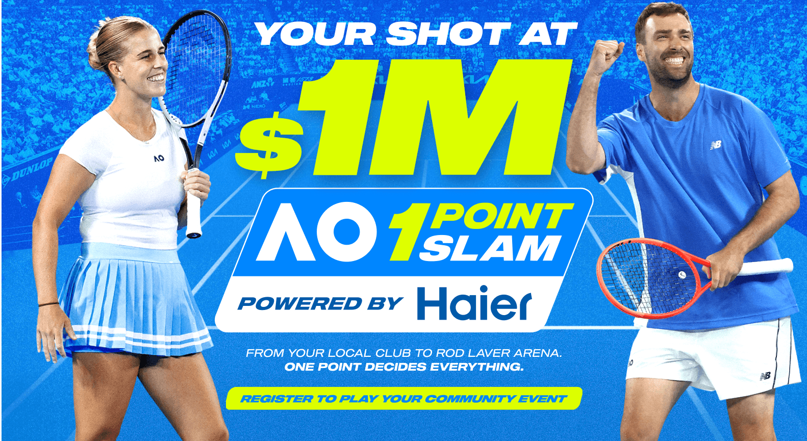 AO 1 Point Slam Event Banner